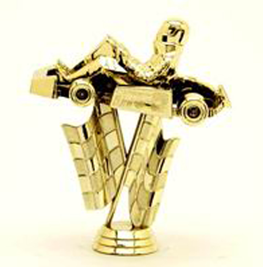 Статуэтка картинг с флагами