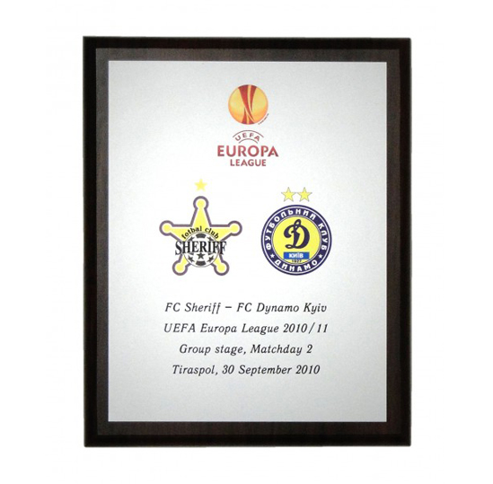 Сертификат на металле